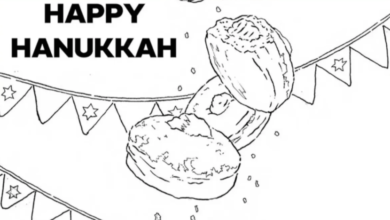 Free Printable:1nqo2ekcz28= Hanukkah Coloring Pages