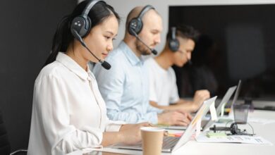 business contact support number